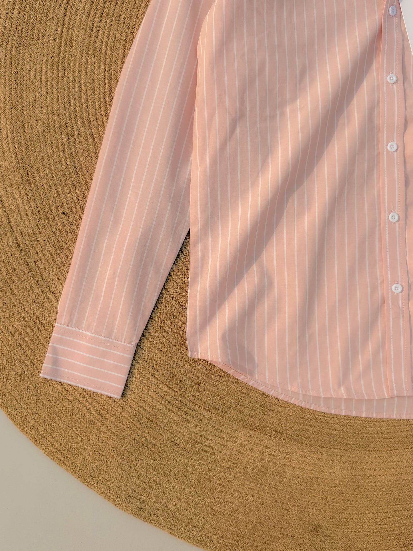 Old Money full sleeve shirt - Soft Pink