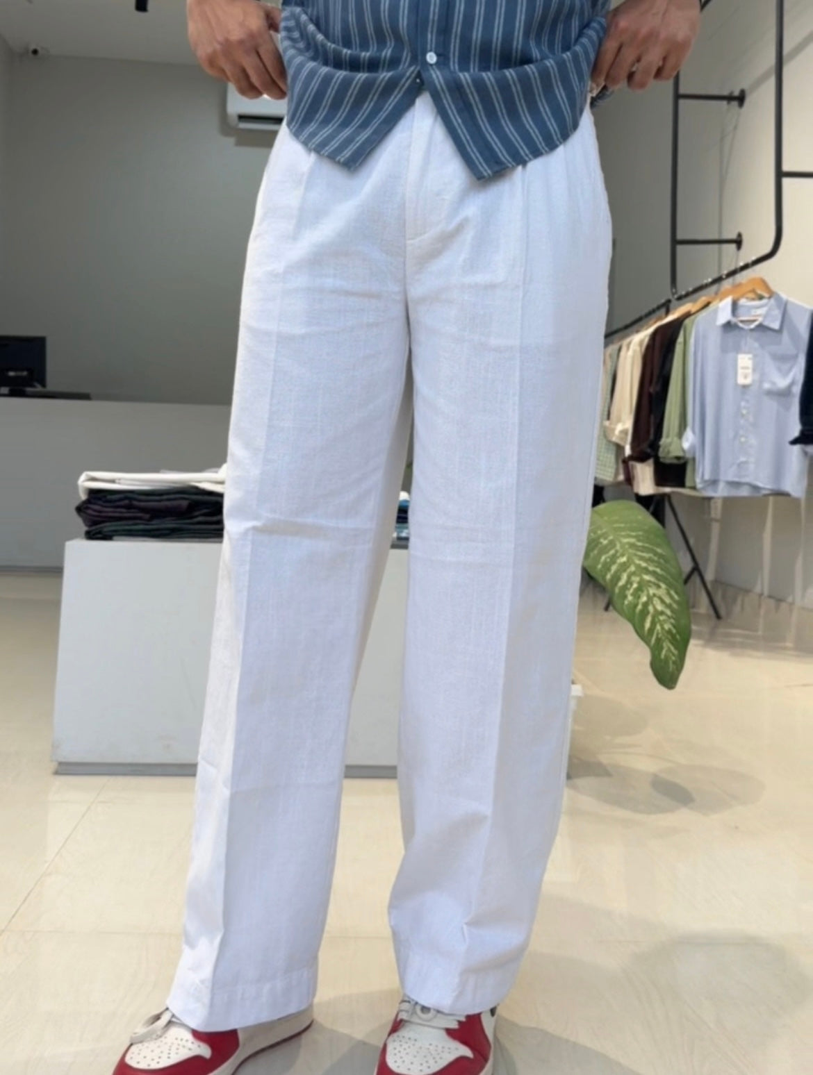 Gurkha Baggy Pant - White