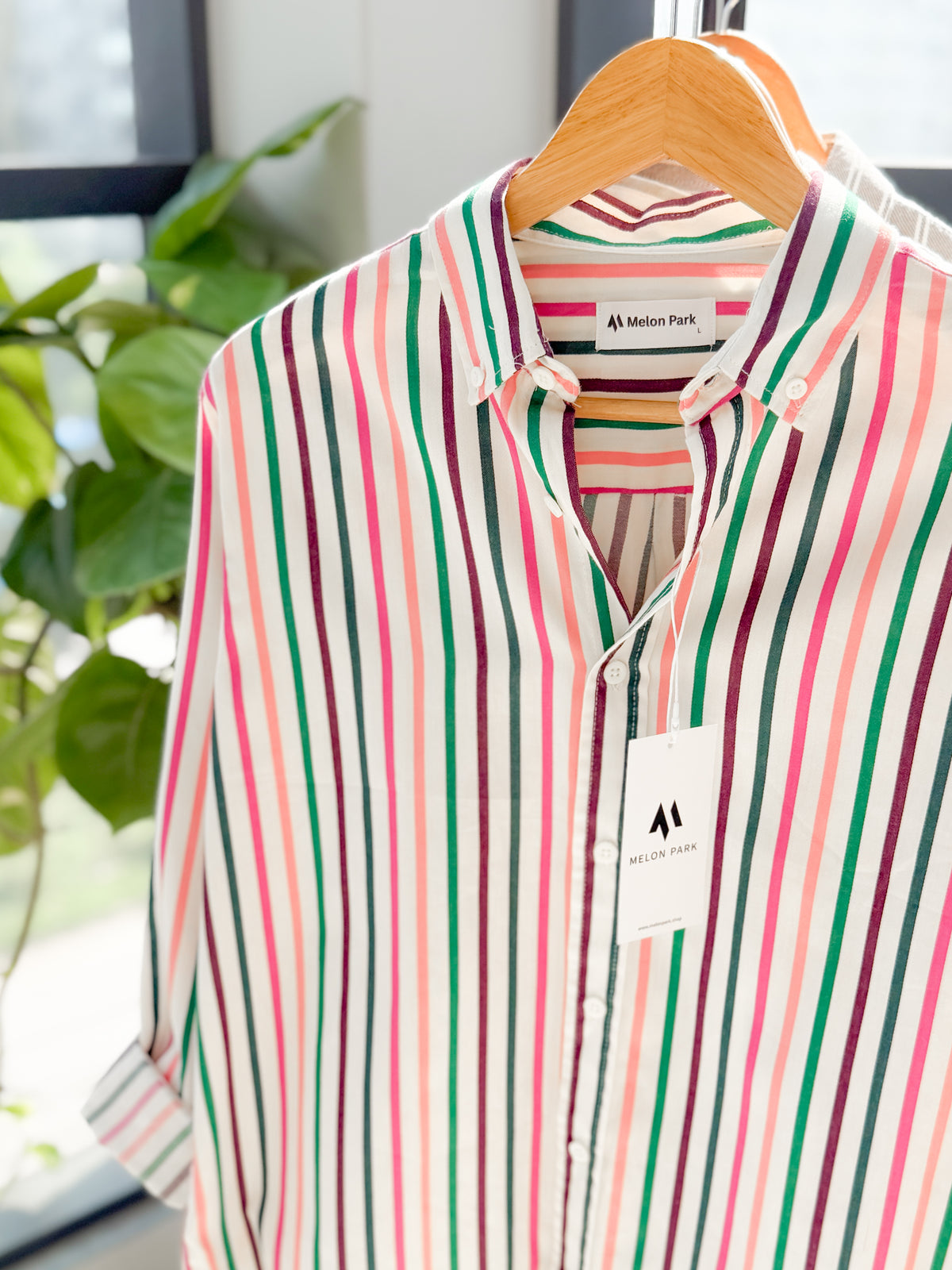 Gentle stripe shirt - Carnival stripe