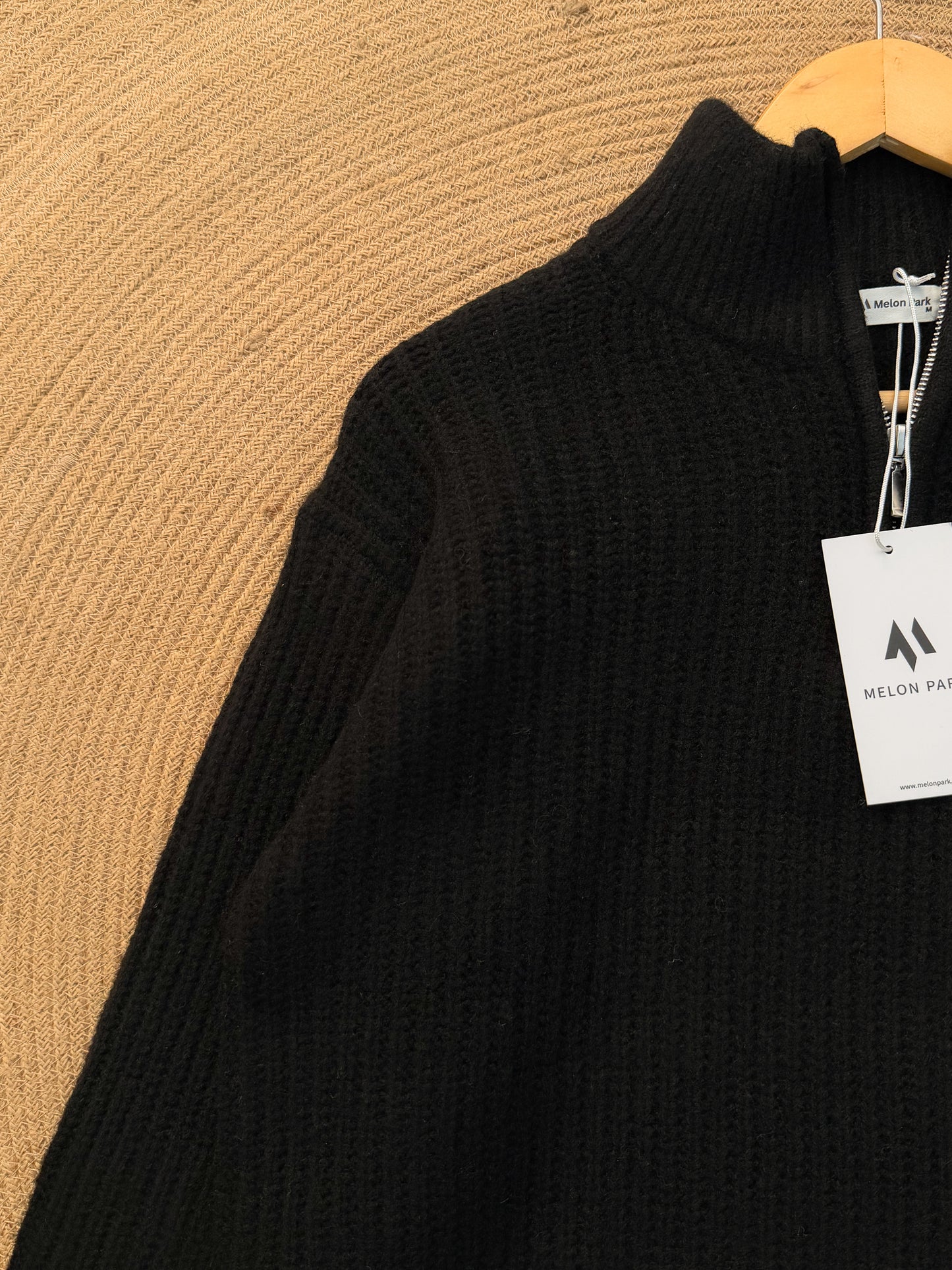 Classic Knitted Sweater - Black