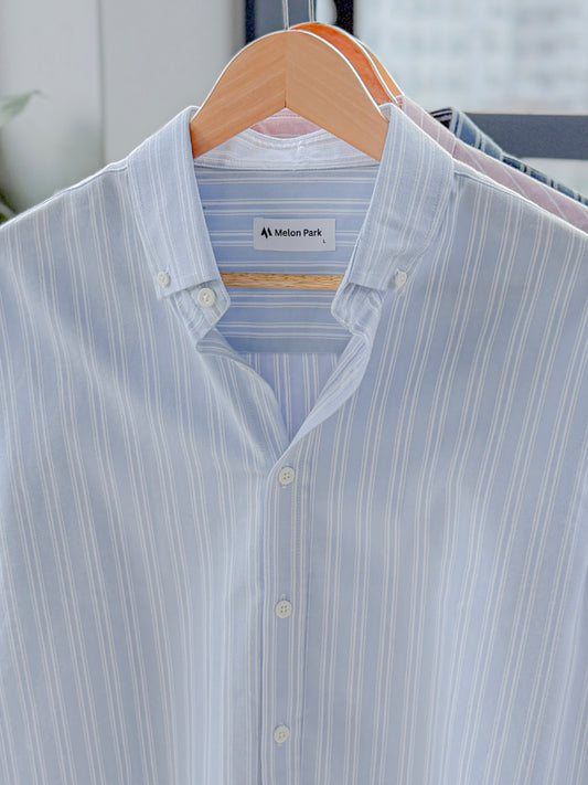 Gentle stripe shirt - Skyward Pinstripe