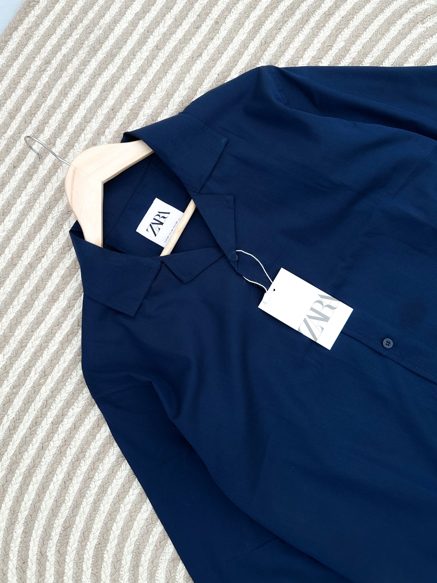 Navy Blue Cuban full sleeve - Dropshoulder