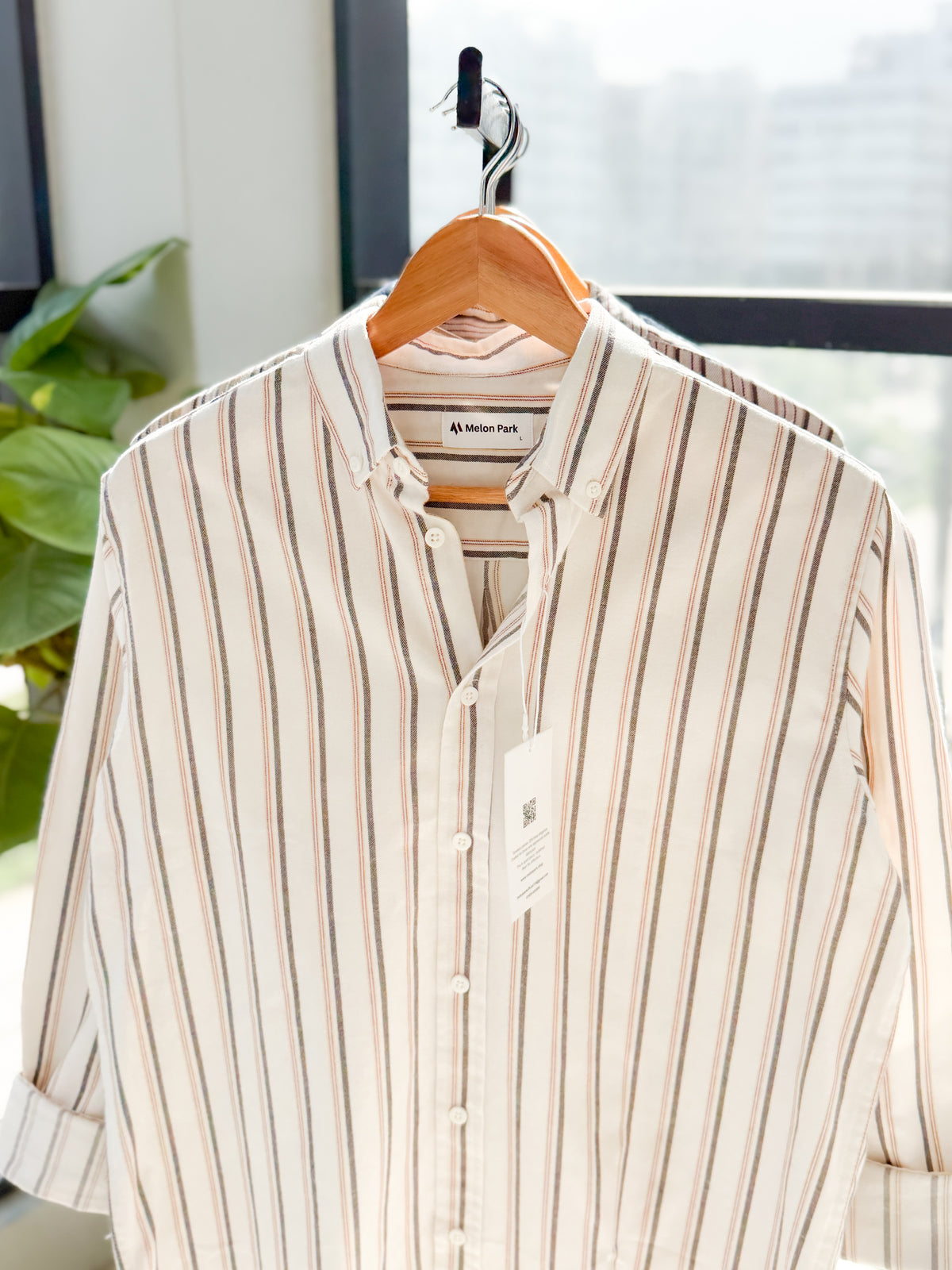 Gentle stripe shirt - Classic canvas