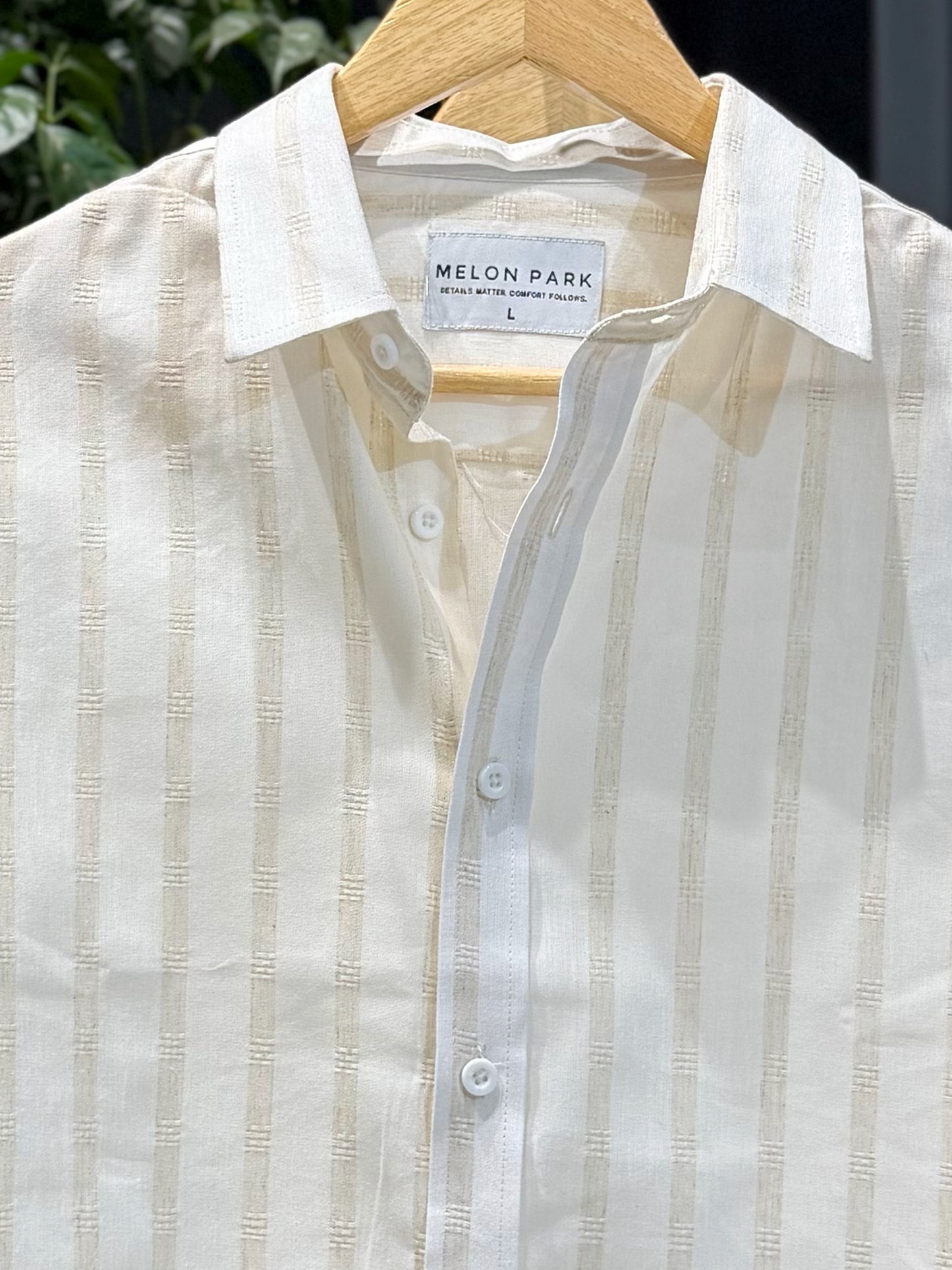 Rich Full Sleeve - Ivory Atelier stripe