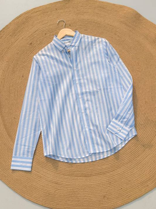 Old Money full sleeve shirt - Coastal Blue