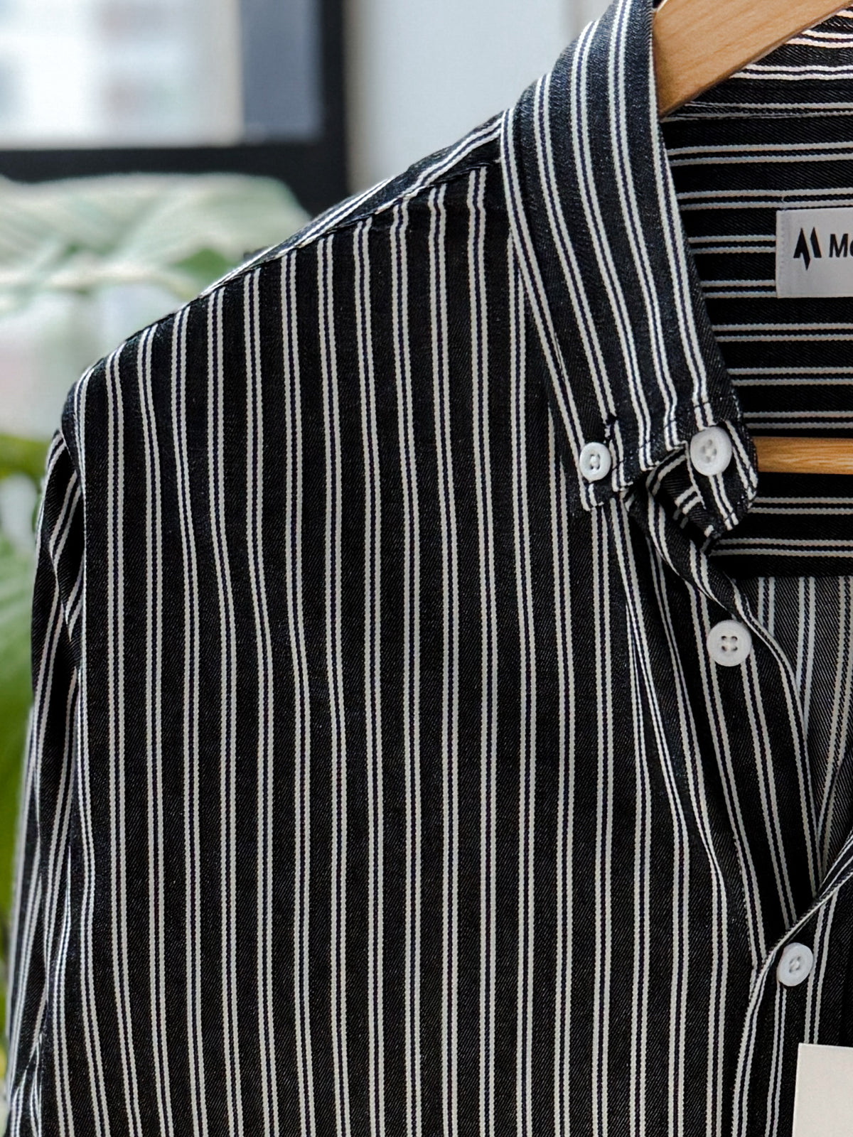 Gentle stripe shirt - Monochrome stripe