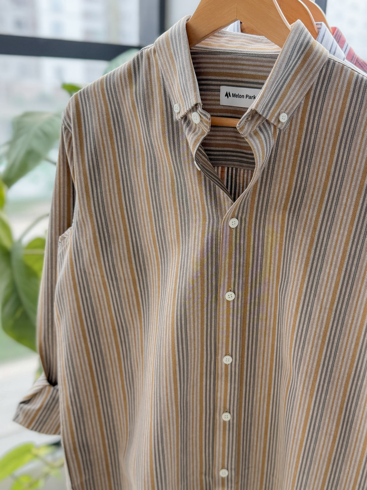 Gentle stripe shirt - Rustic Rye