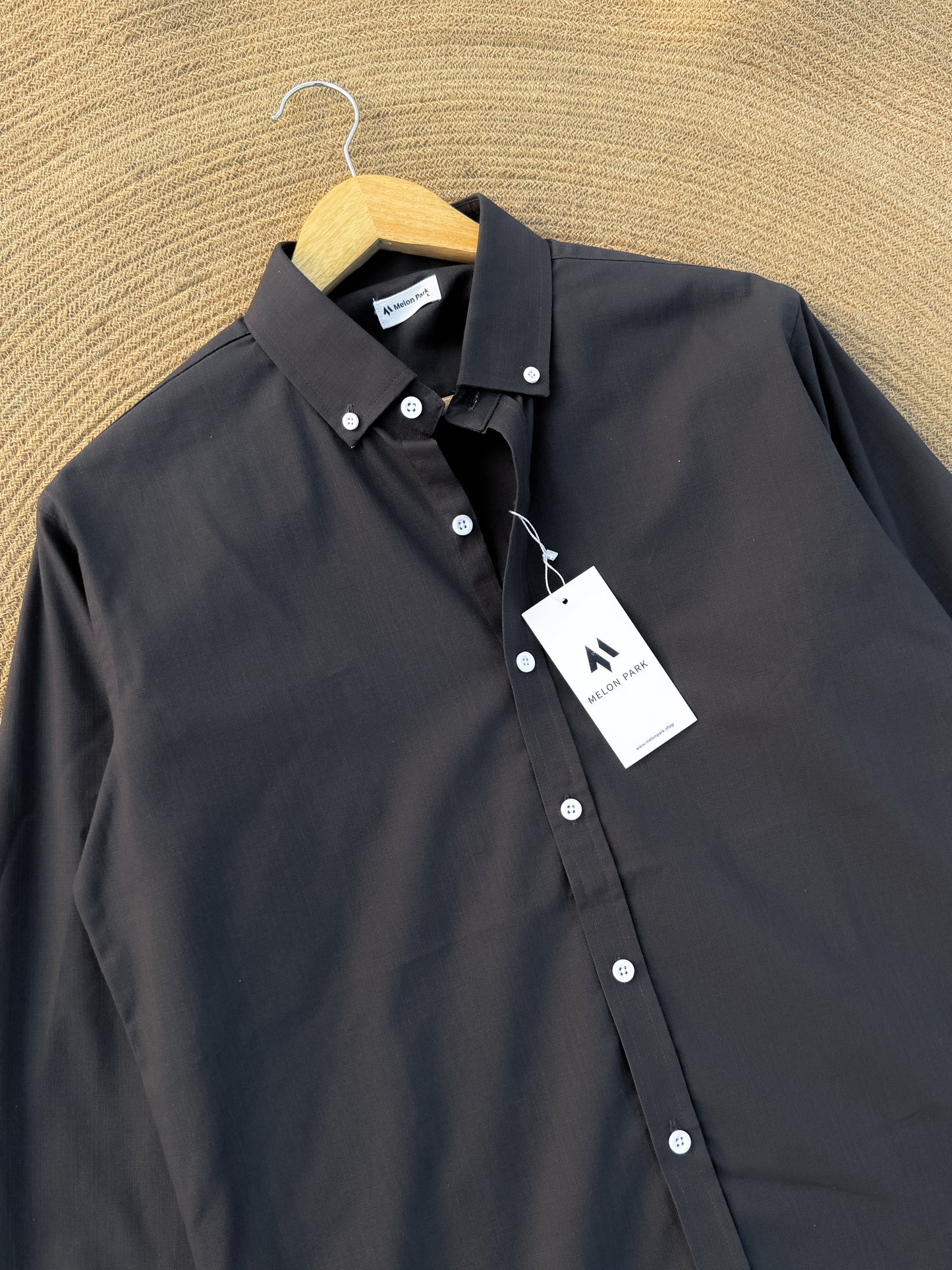 Signature Remi cotton shirt - Charcoal Grey