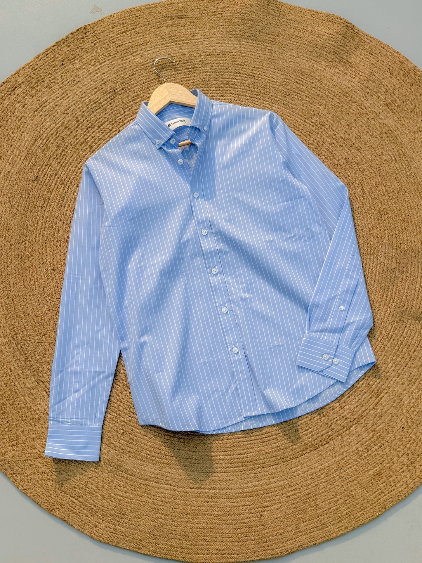 Old Money full sleeve shirt - Sea Blue