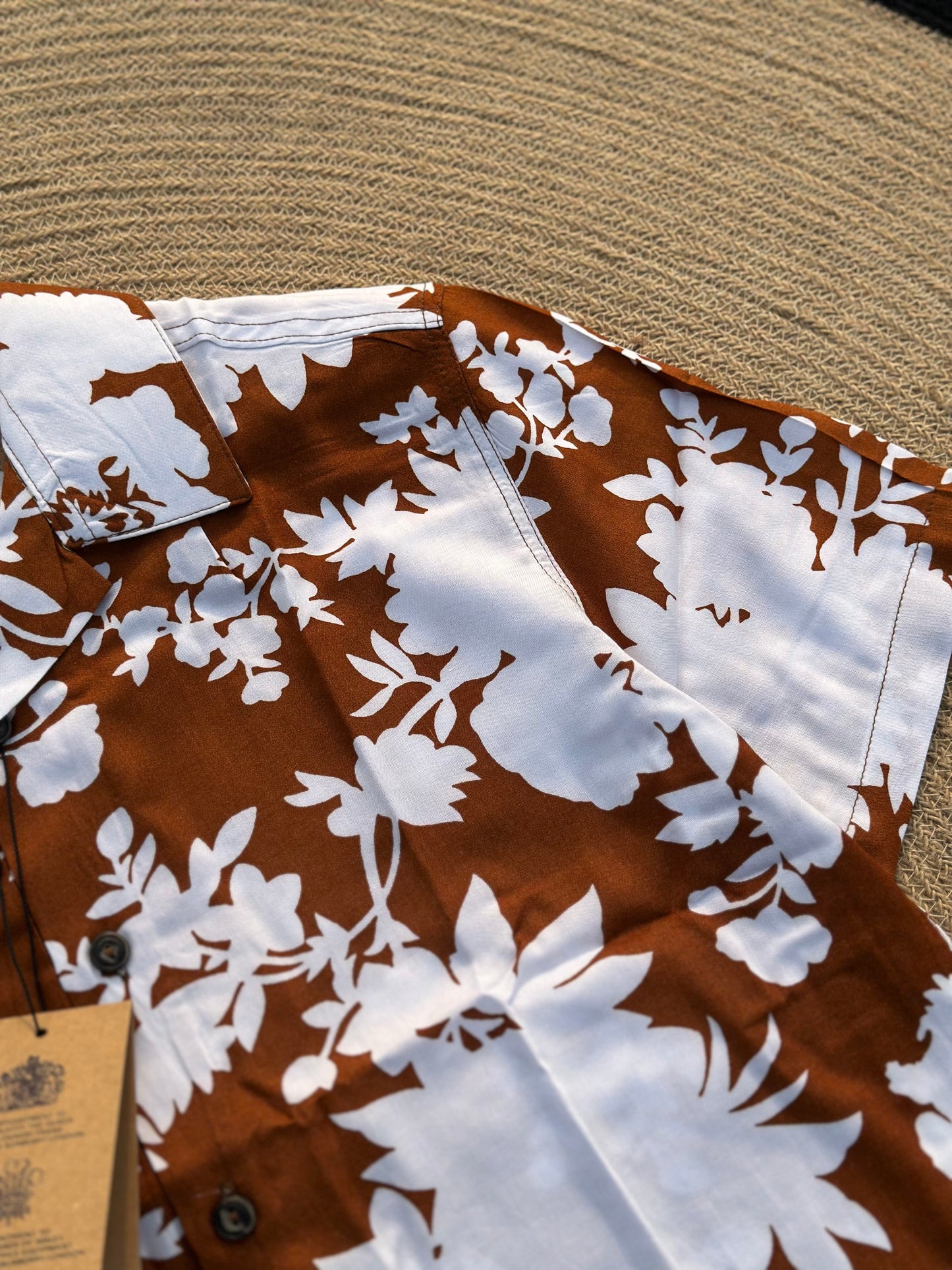 Brown Cuban Shirt