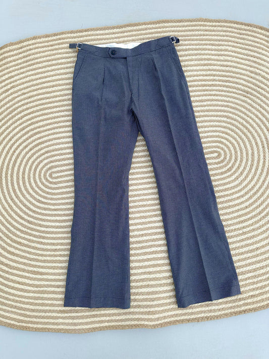 Baggy Formal Pant - Bluish Grey