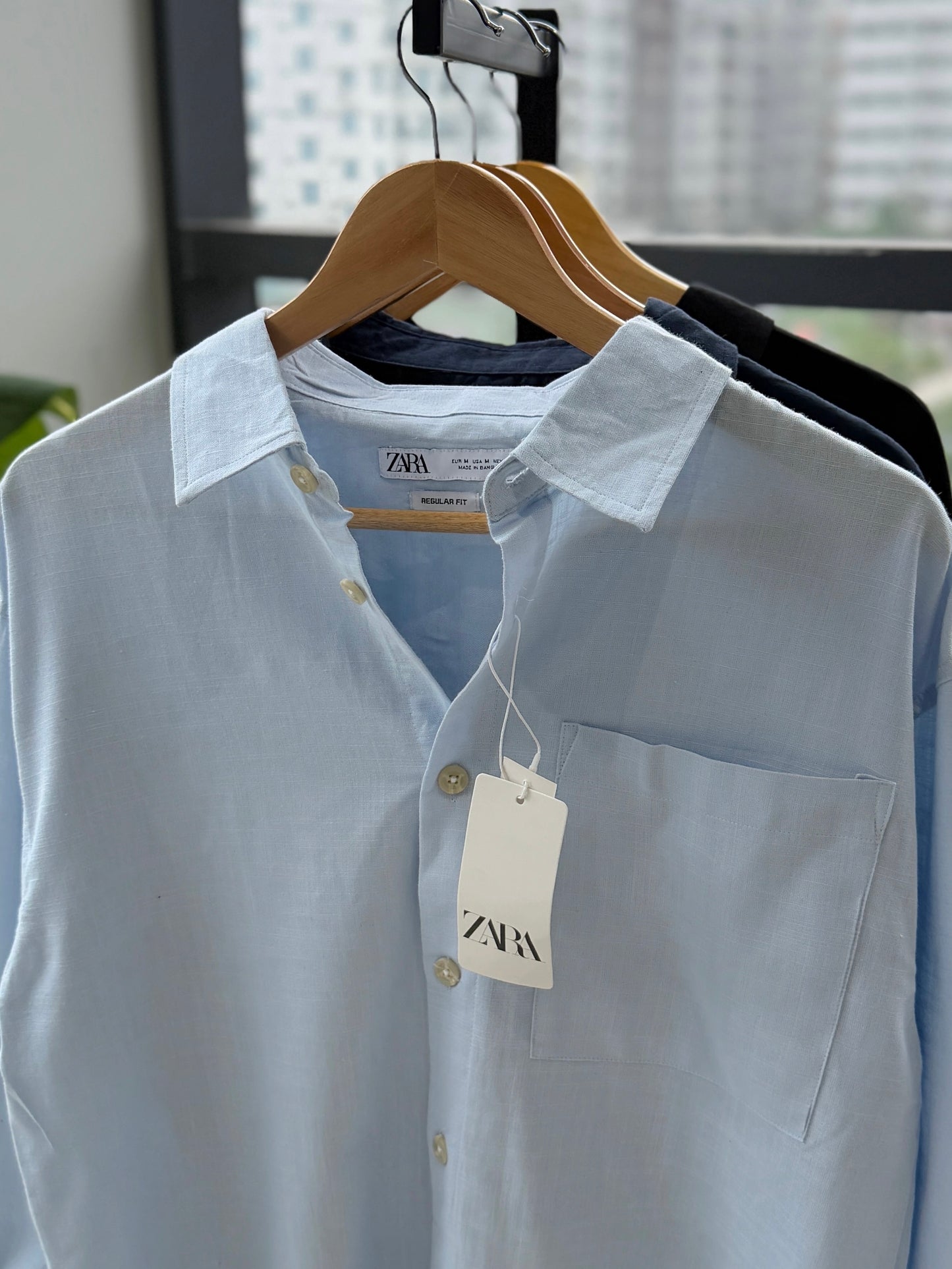 Oversized Baggy shirt - Sky Blue