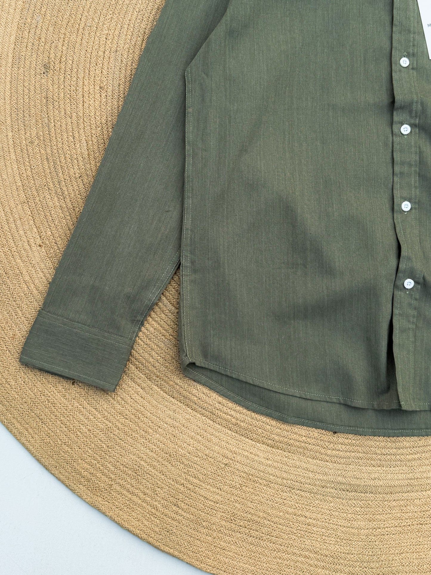 Signature Remi cotton shirt - Olive