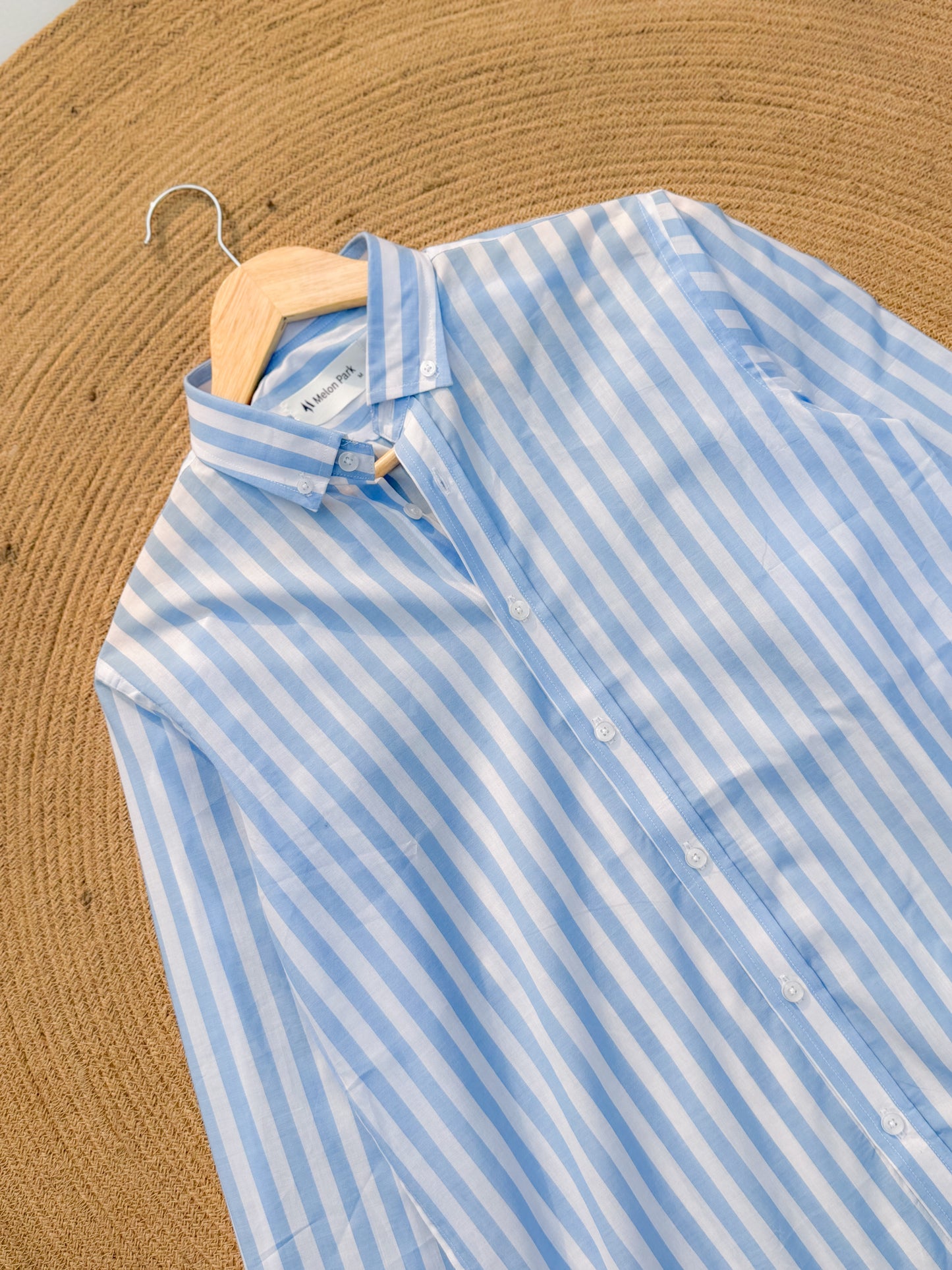 Old Money full sleeve shirt - Coastal Blue