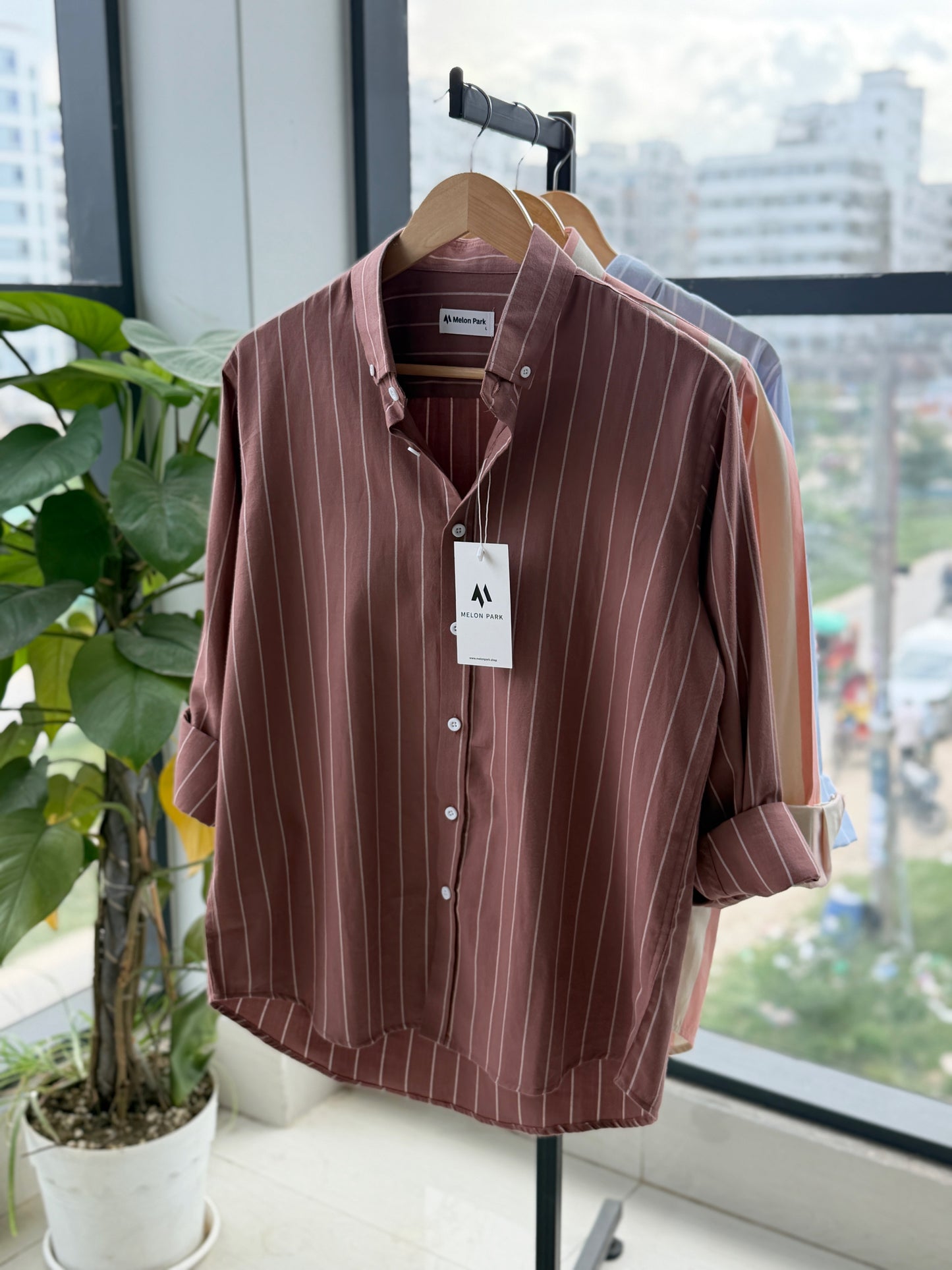 Gentle stripe shirt - Clayton Pinstripe