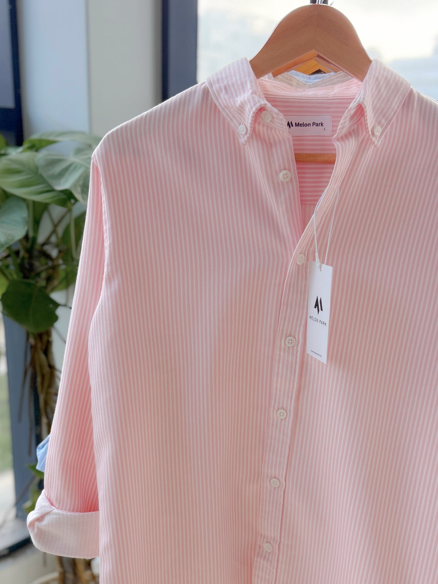 Gentle stripe shirt - Pink Fizz