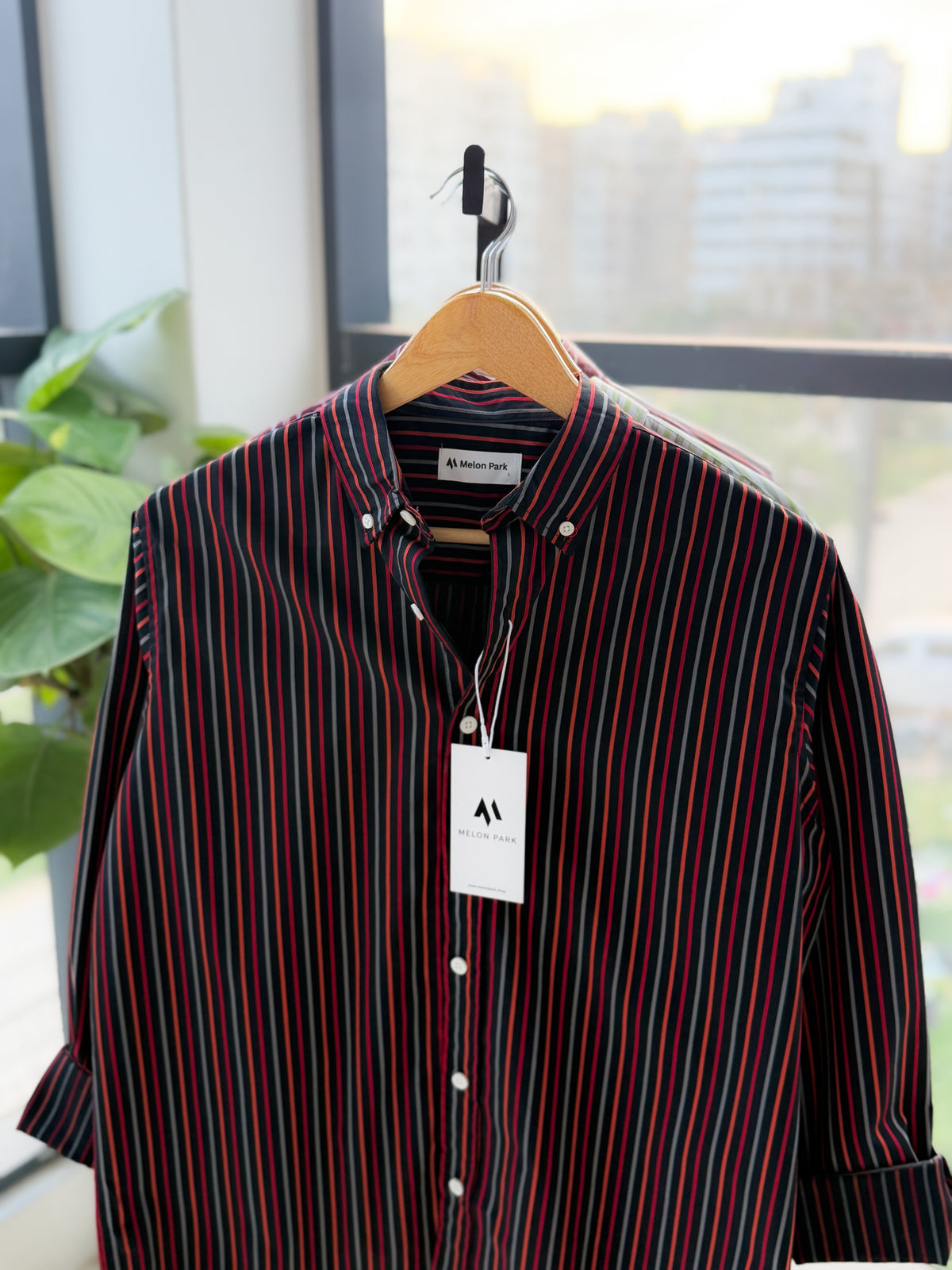 Gentle stripe shirt - Urban Neon