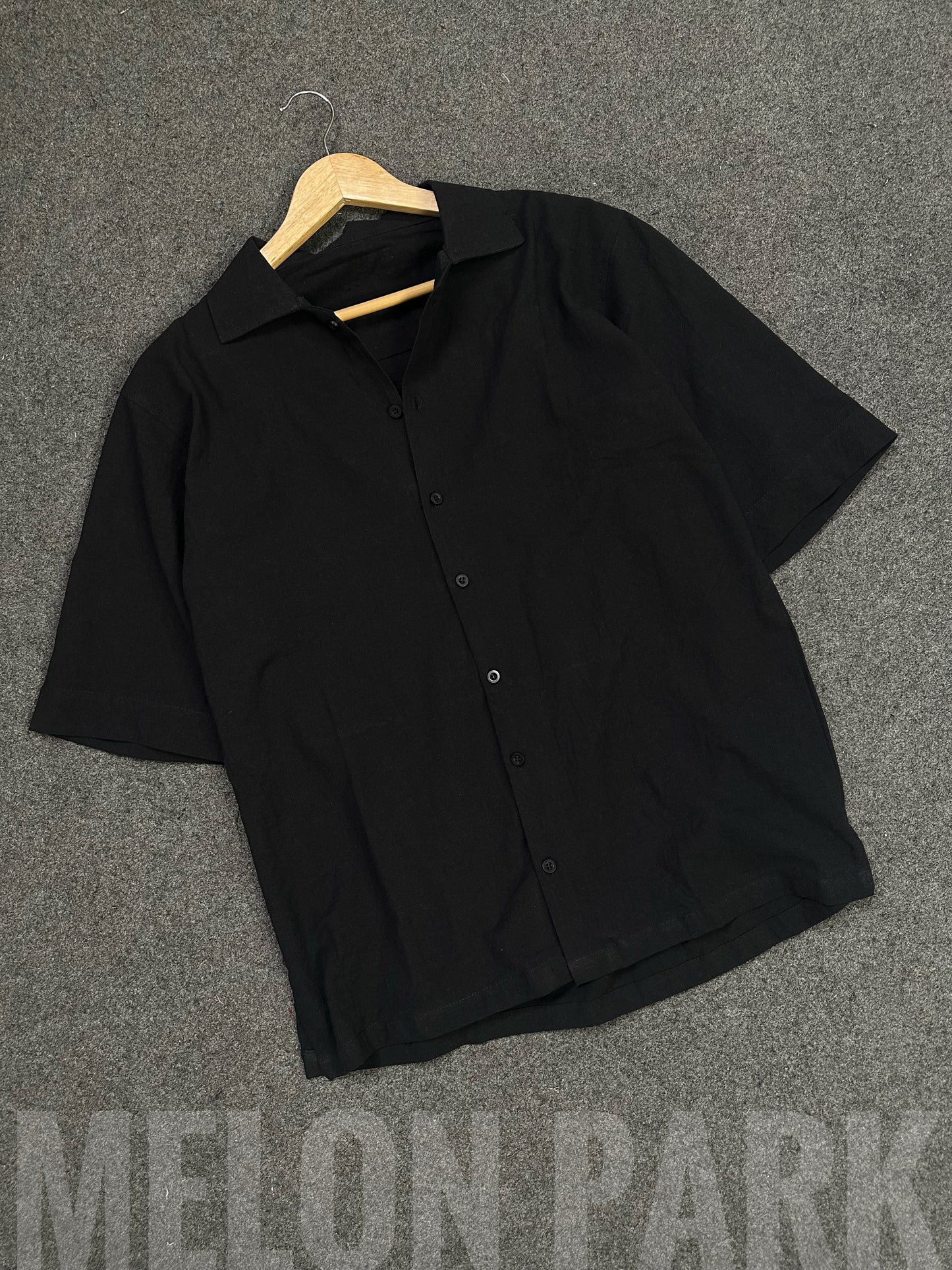 Baggy cuban shirt - Black