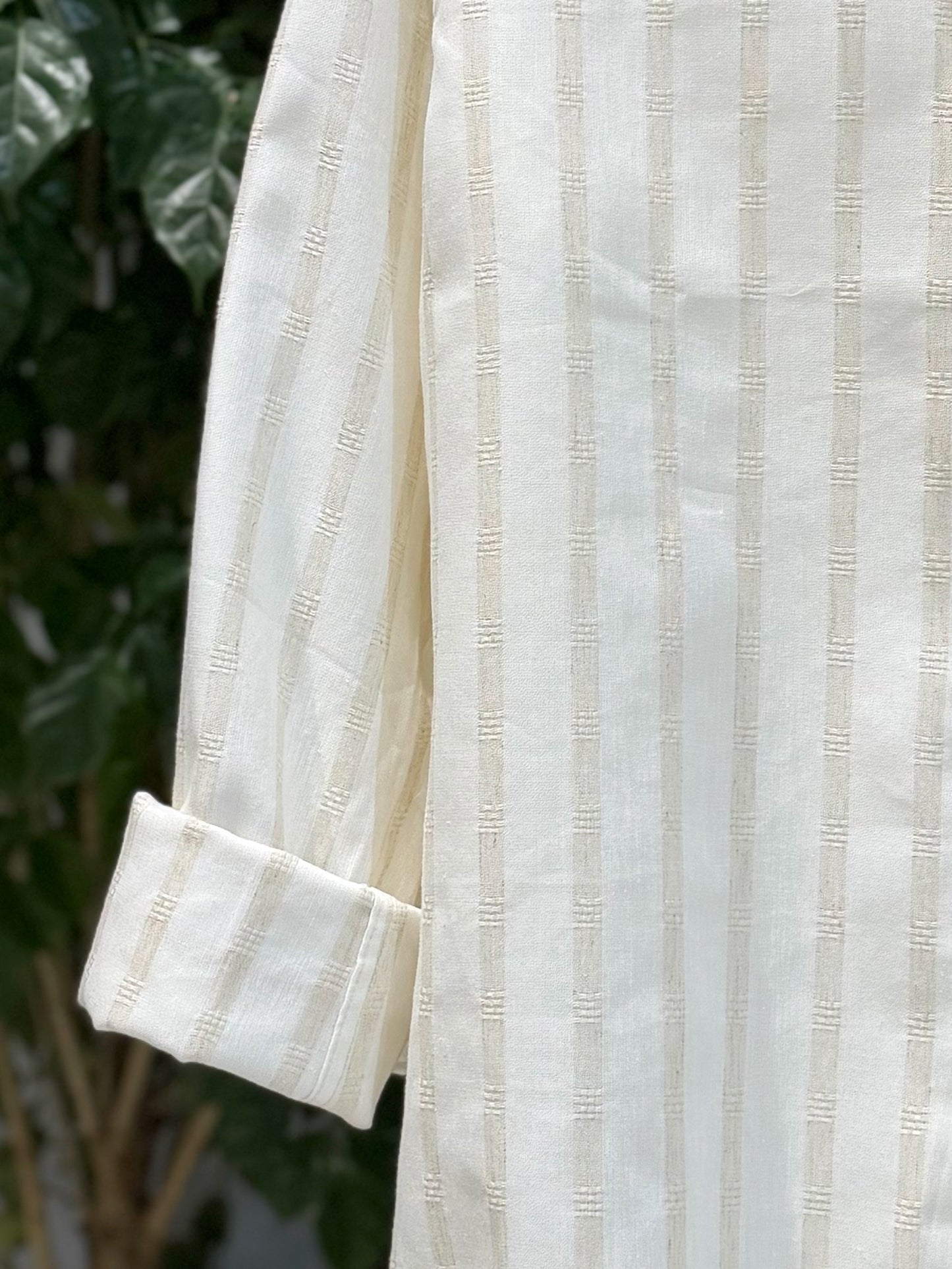 Rich Full Sleeve - Ivory Atelier stripe