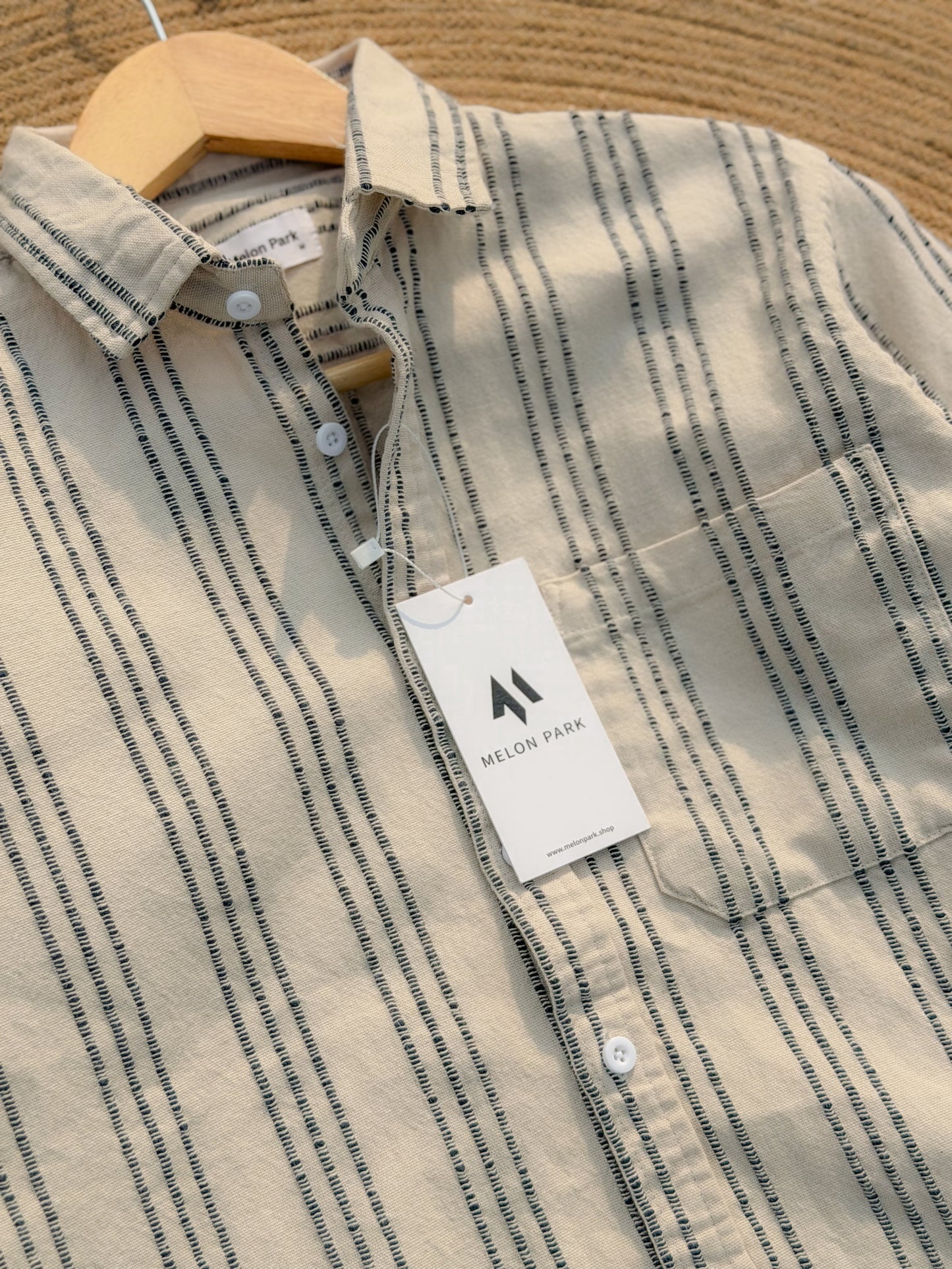 Crafted full sleeve shirt - Desert Grain - HIGH GSM