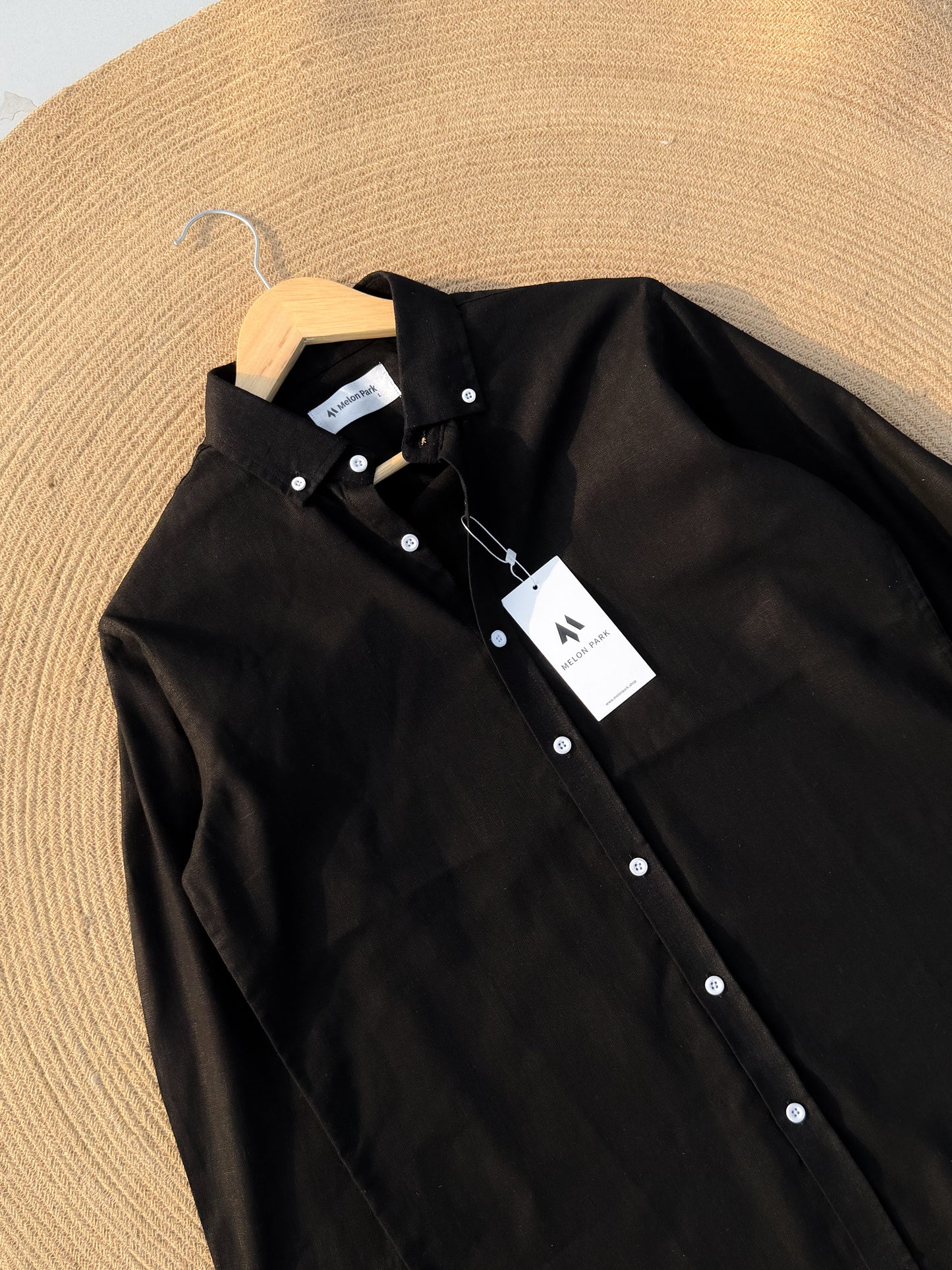 Signature Remi cotton shirt - Black