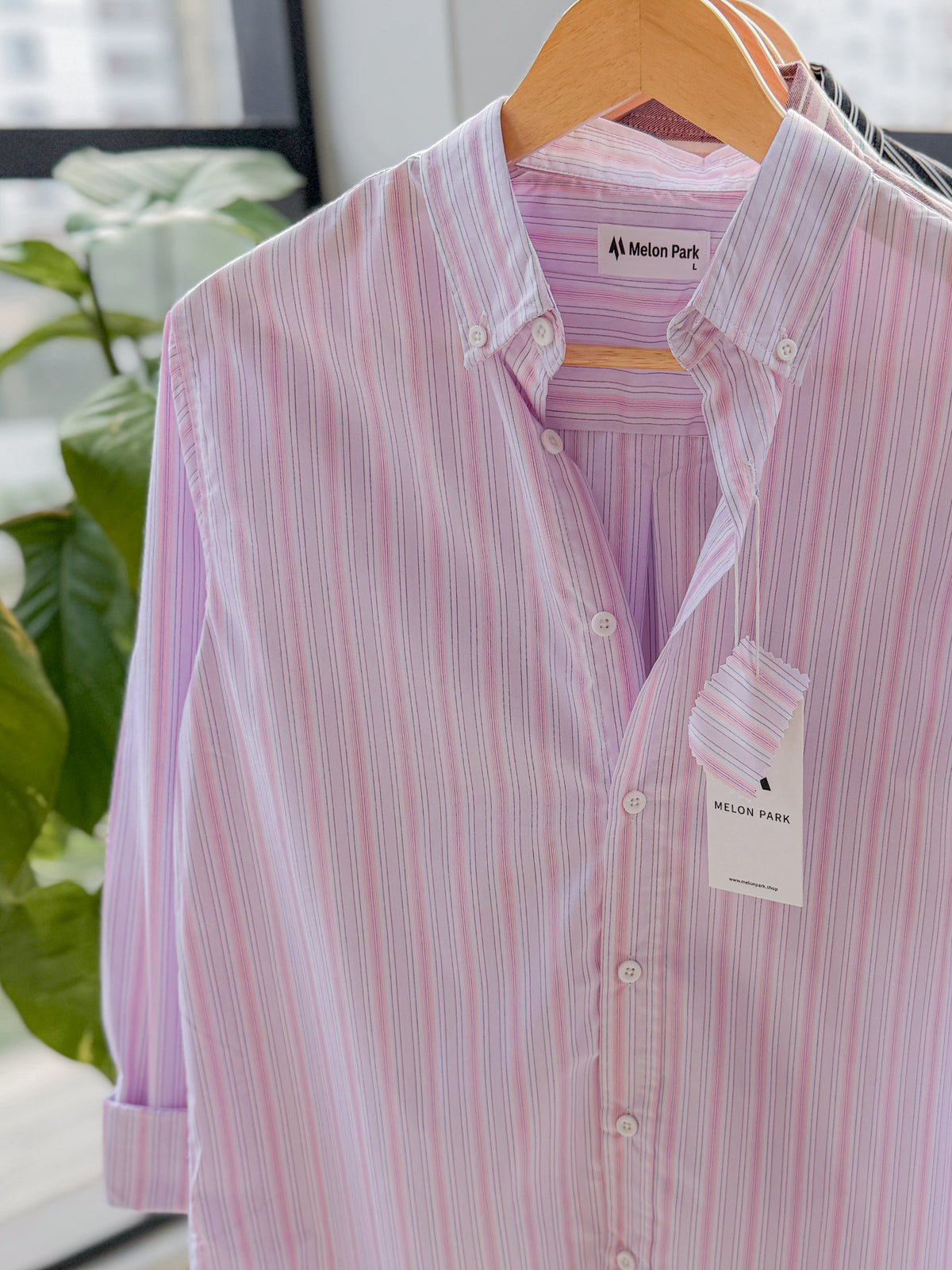 Gentle stripe shirt - Blush Lilac