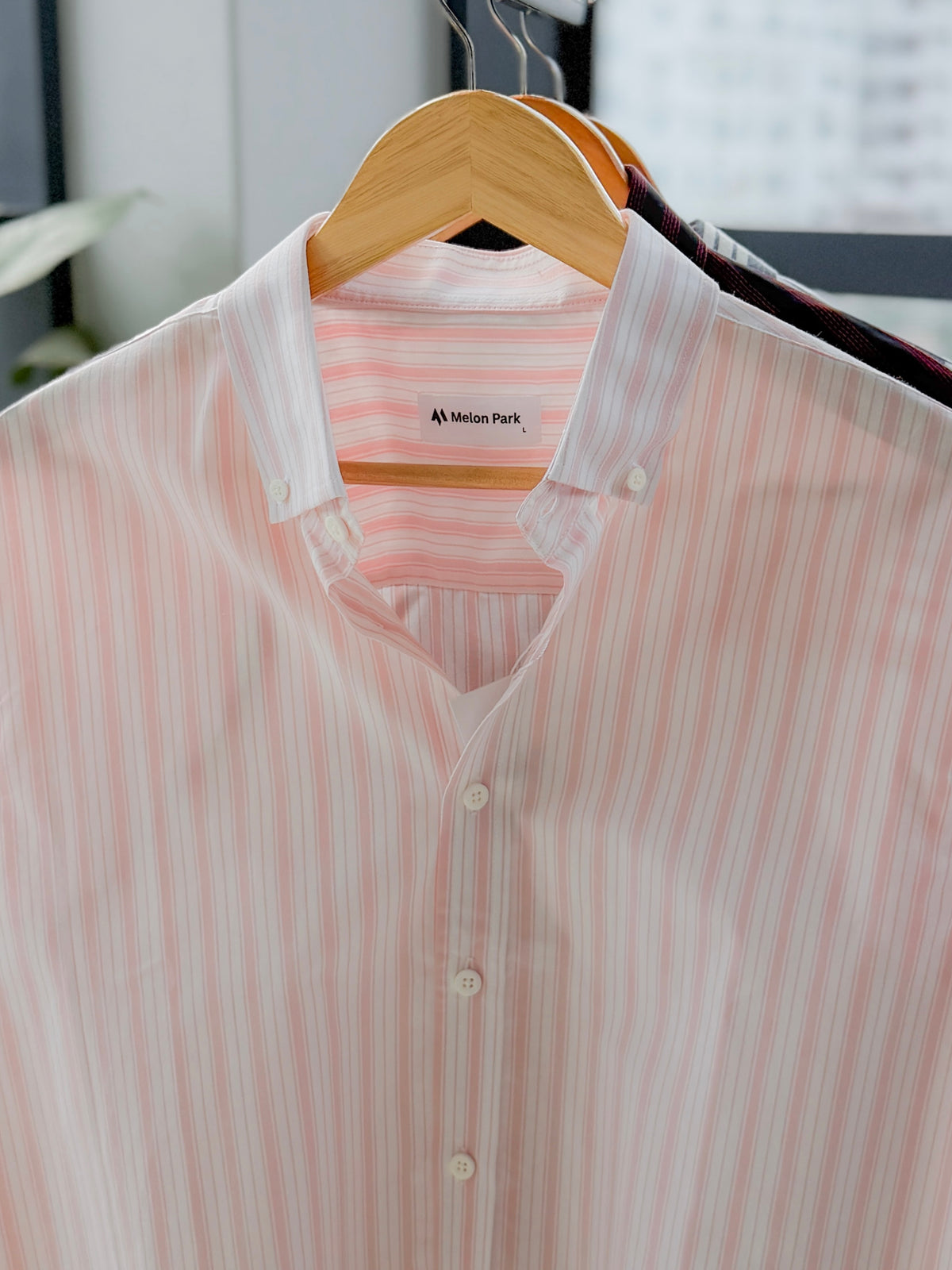 Gentle stripe shirt - Soft Sorbet