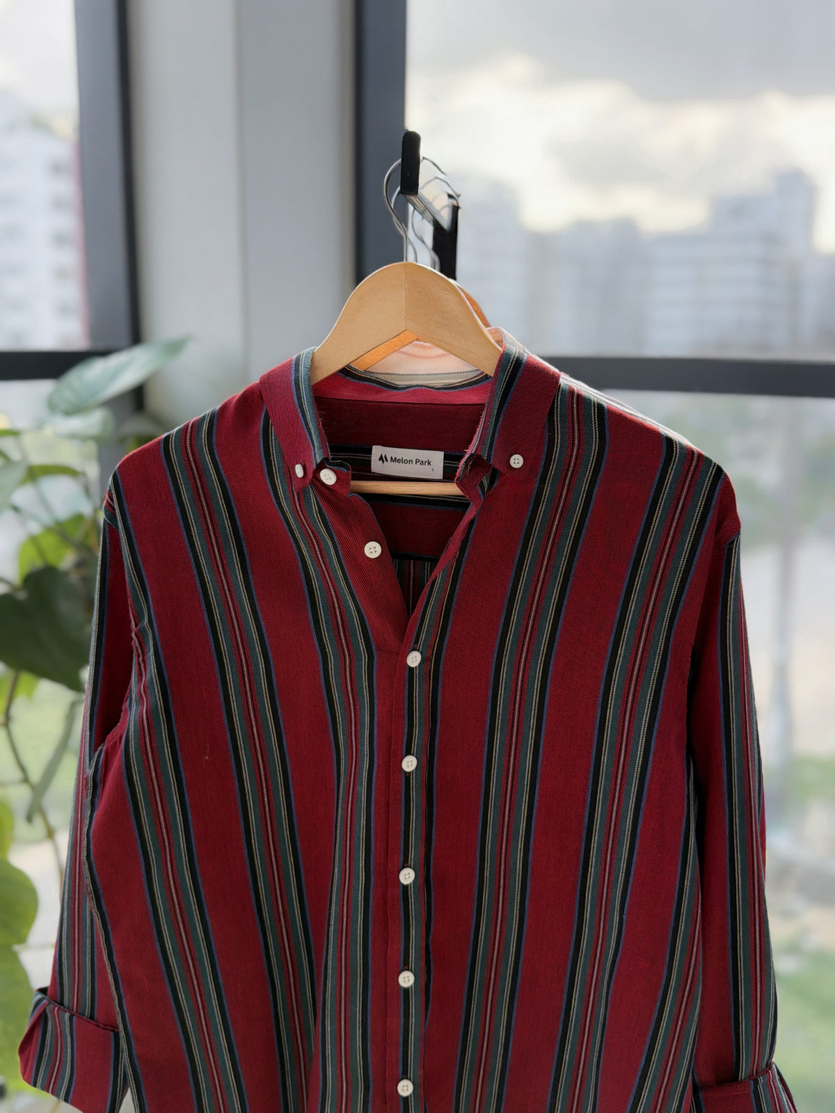 Gentle stripe shirt - Wildberry Bark