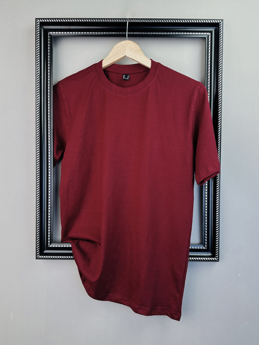 Maroon Half Sleeve Tshirt