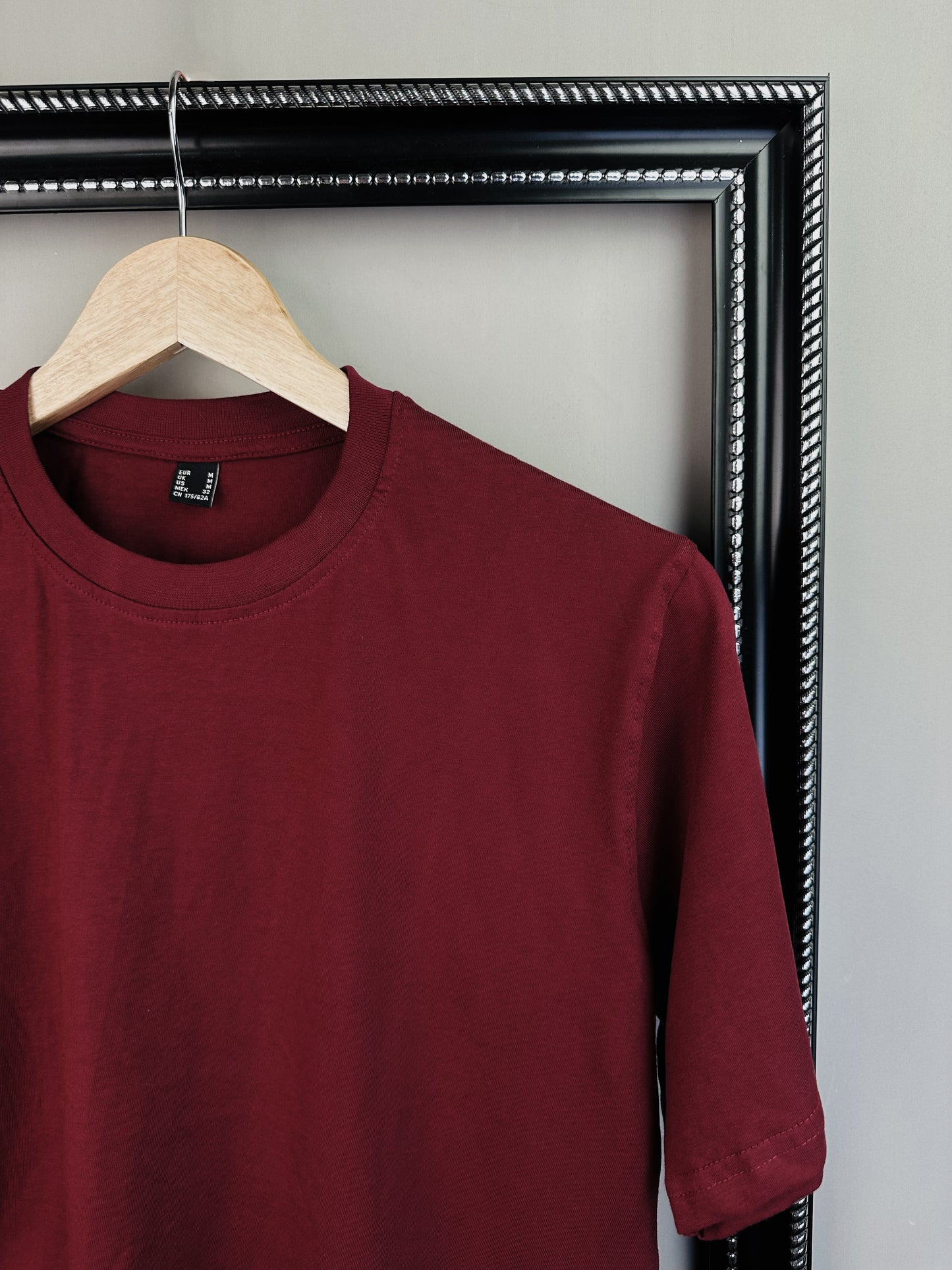 Maroon Half Sleeve Tshirt