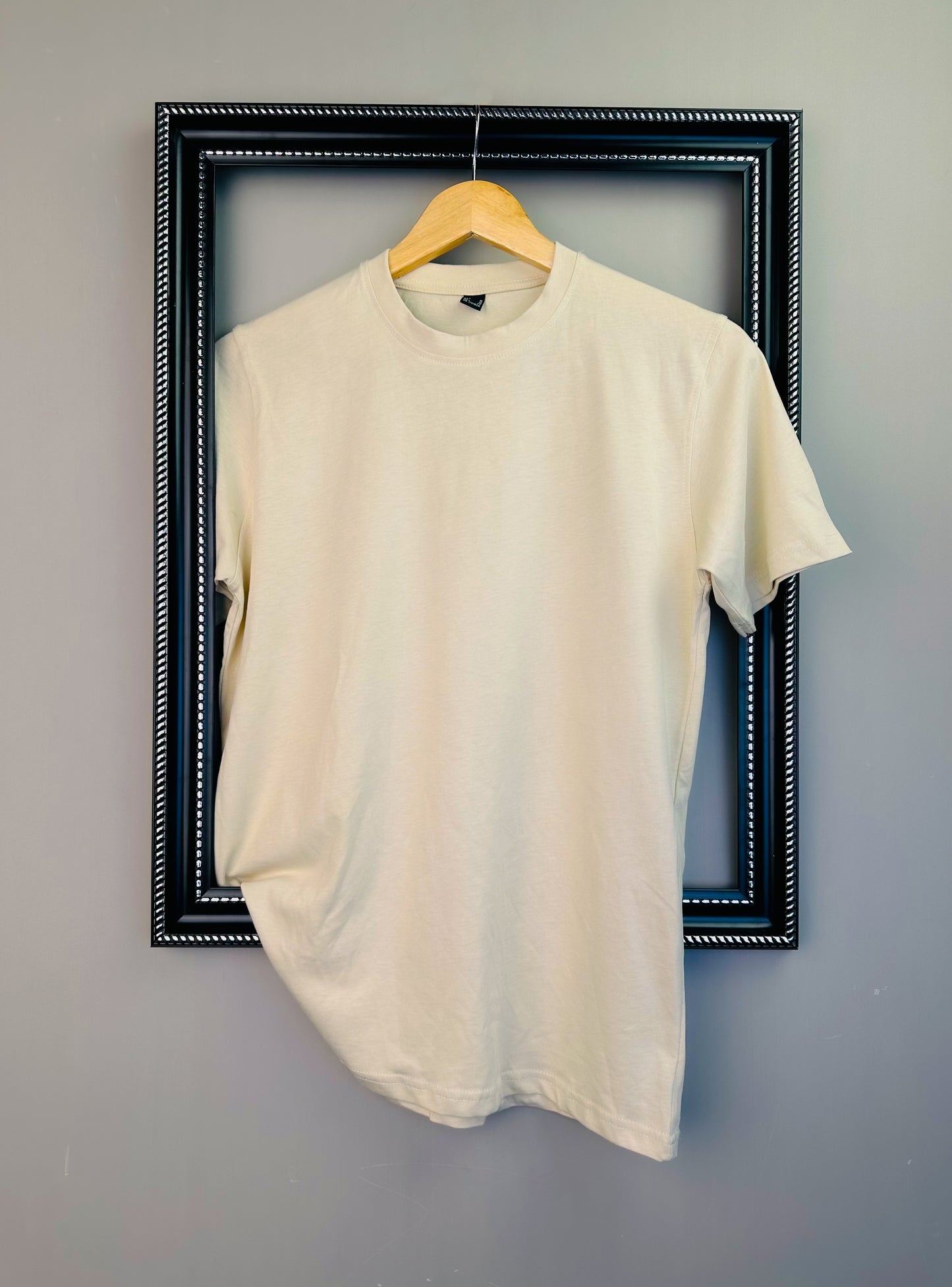 Beige Half Sleeve Tshirt