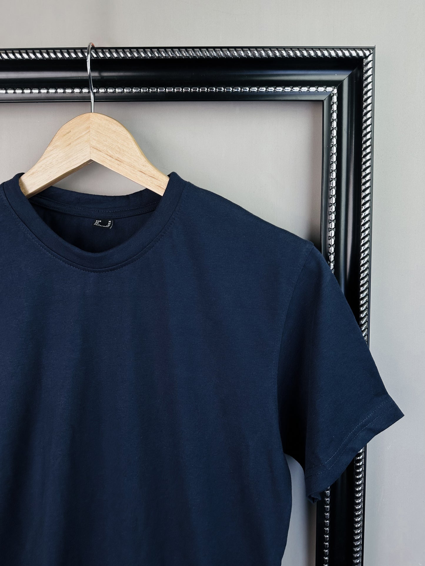 Navy Blue Half Sleeve Tshirt