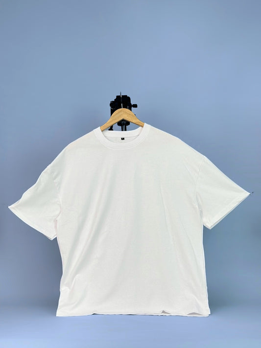 White Dropshoulder Tshirt