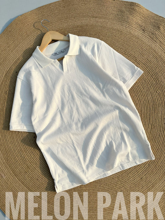 Off-White Dropshoulder Waffle polo