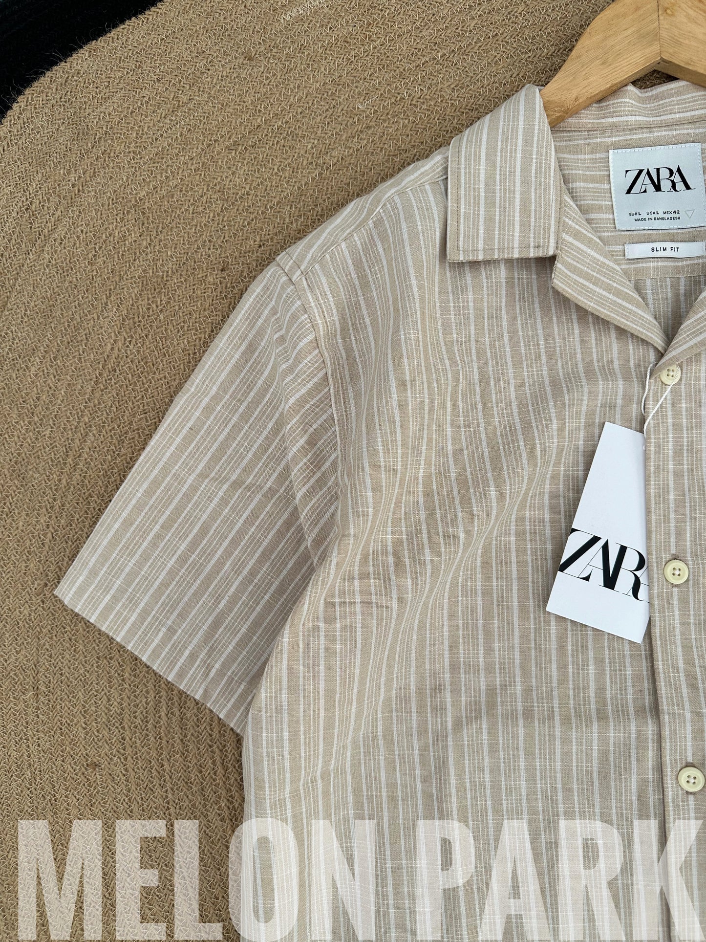Light Beige Old Money Cuban Shirt