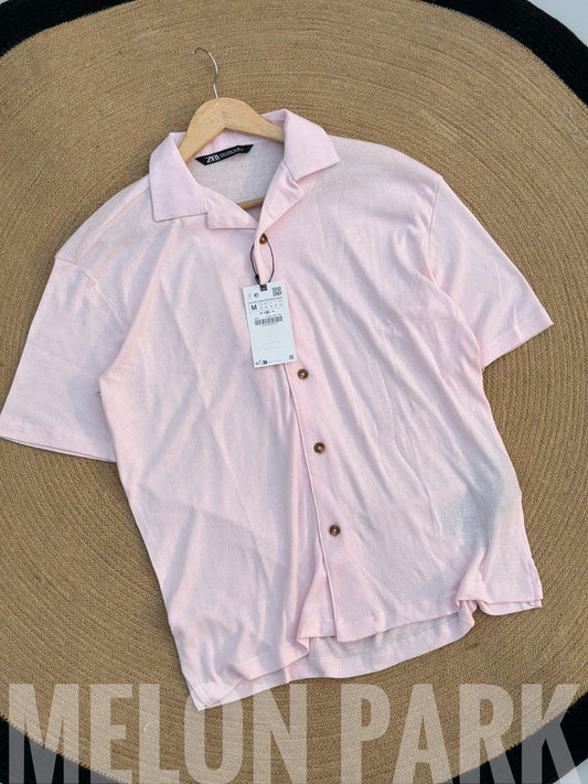 Pink Dropshoulder Cuban