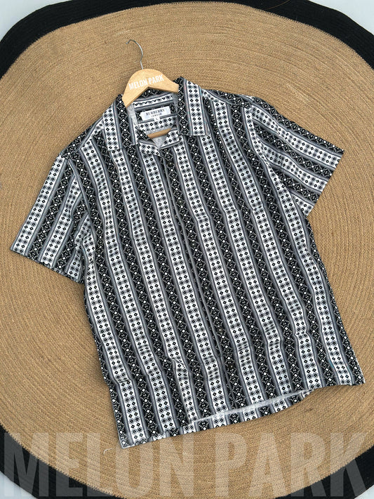 White Vacational Cuban Shirt