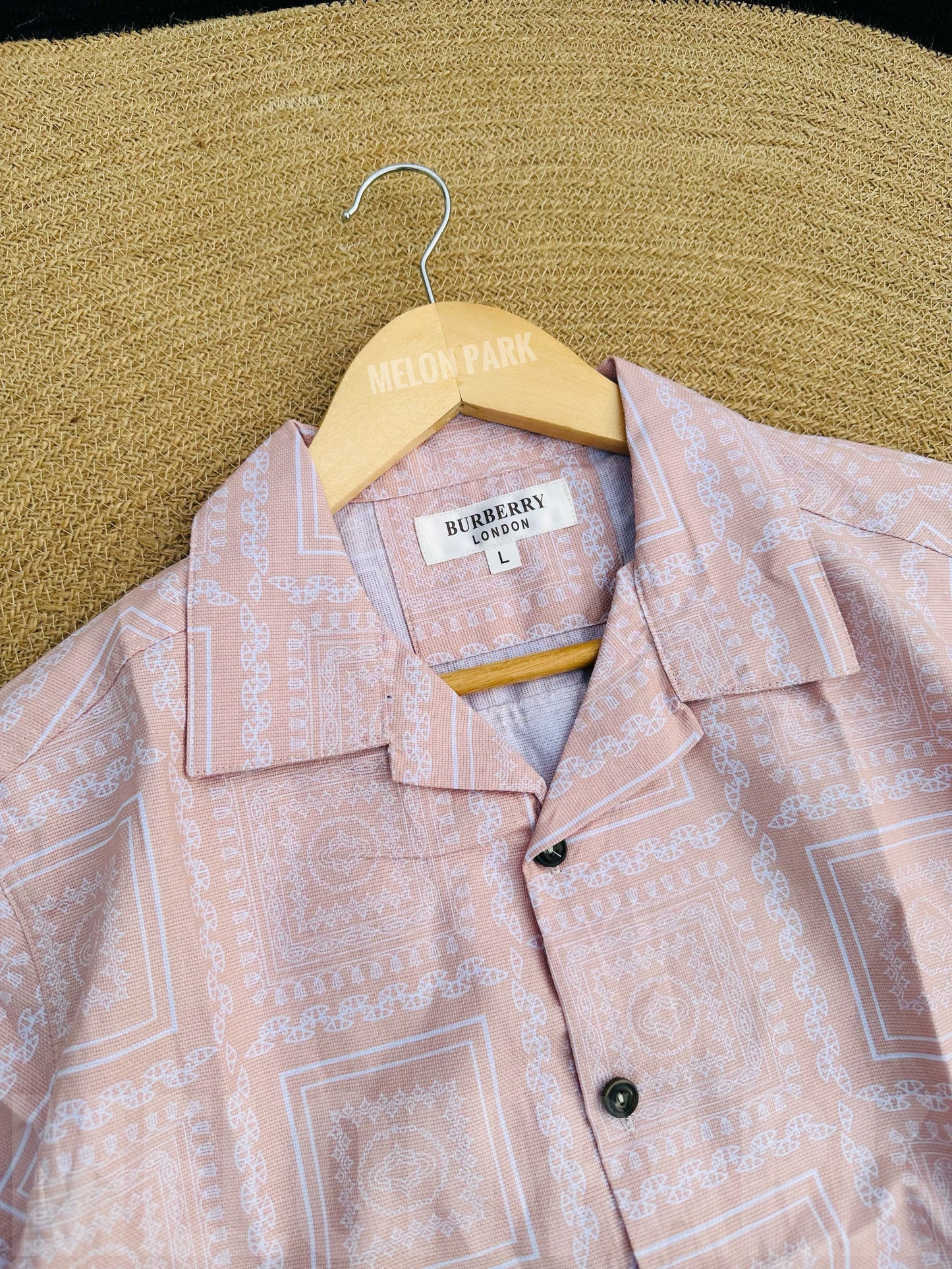 Peach Vacational Cuban Shirt